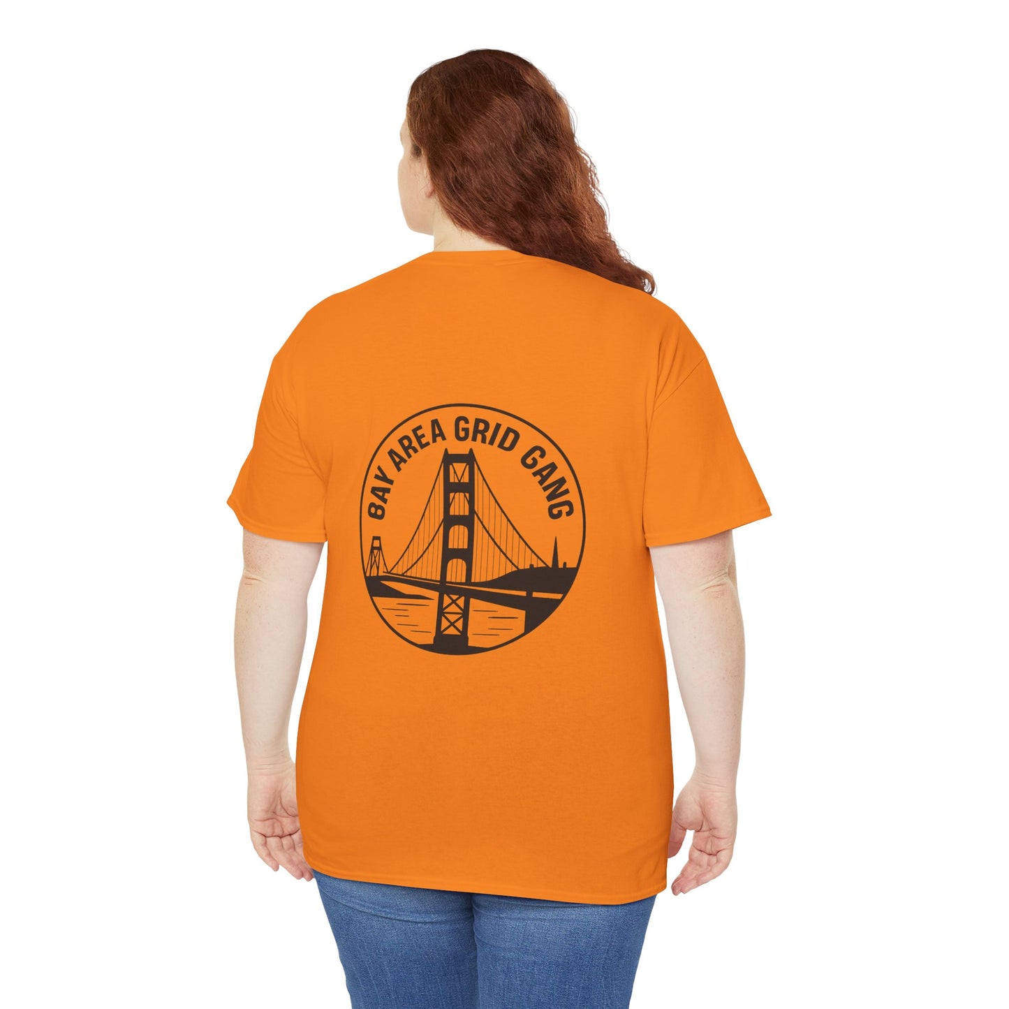 “Bay Area Grid Gang” with Golden Gate Bridge. Safety colors