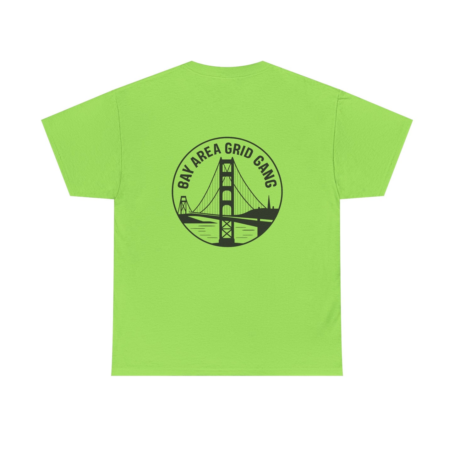 “Bay Area Grid Gang” with Golden Gate Bridge. Safety colors