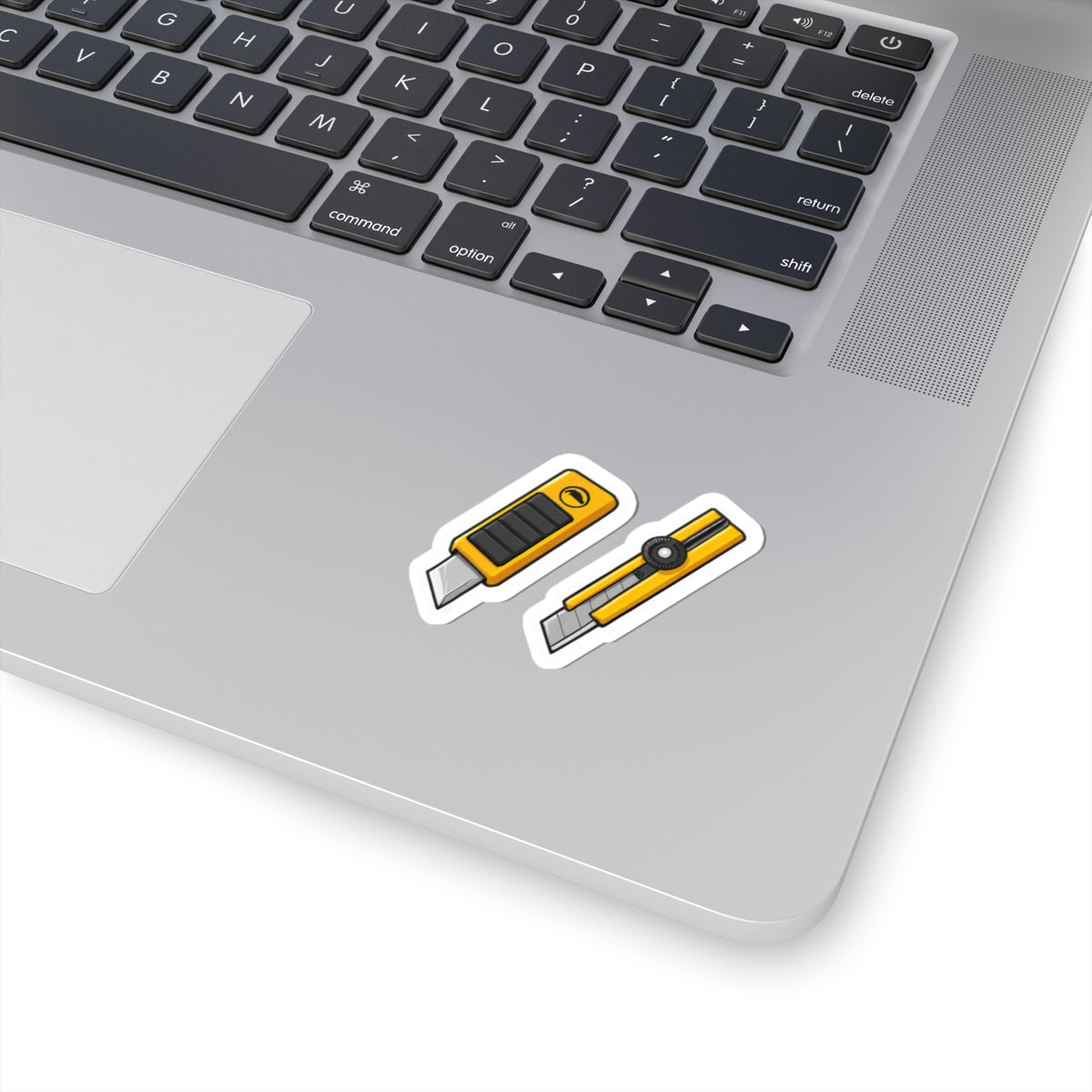 Snap blade knife kiss-cut sticker