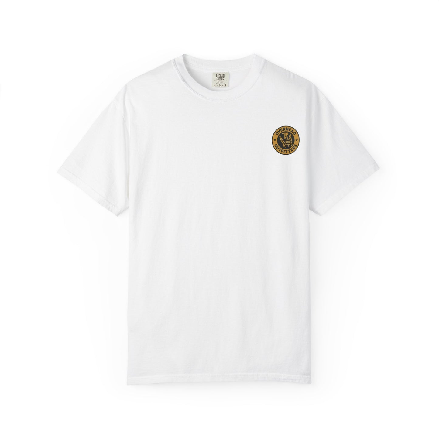 “Still Shooting. Still Cursed” (print on back)  Zombie Ceiling wire shooter - shirt