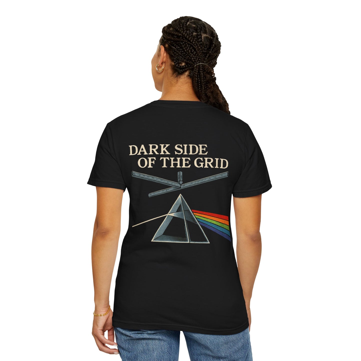 Dark Side of the Grid Ceiling Installer Shirt