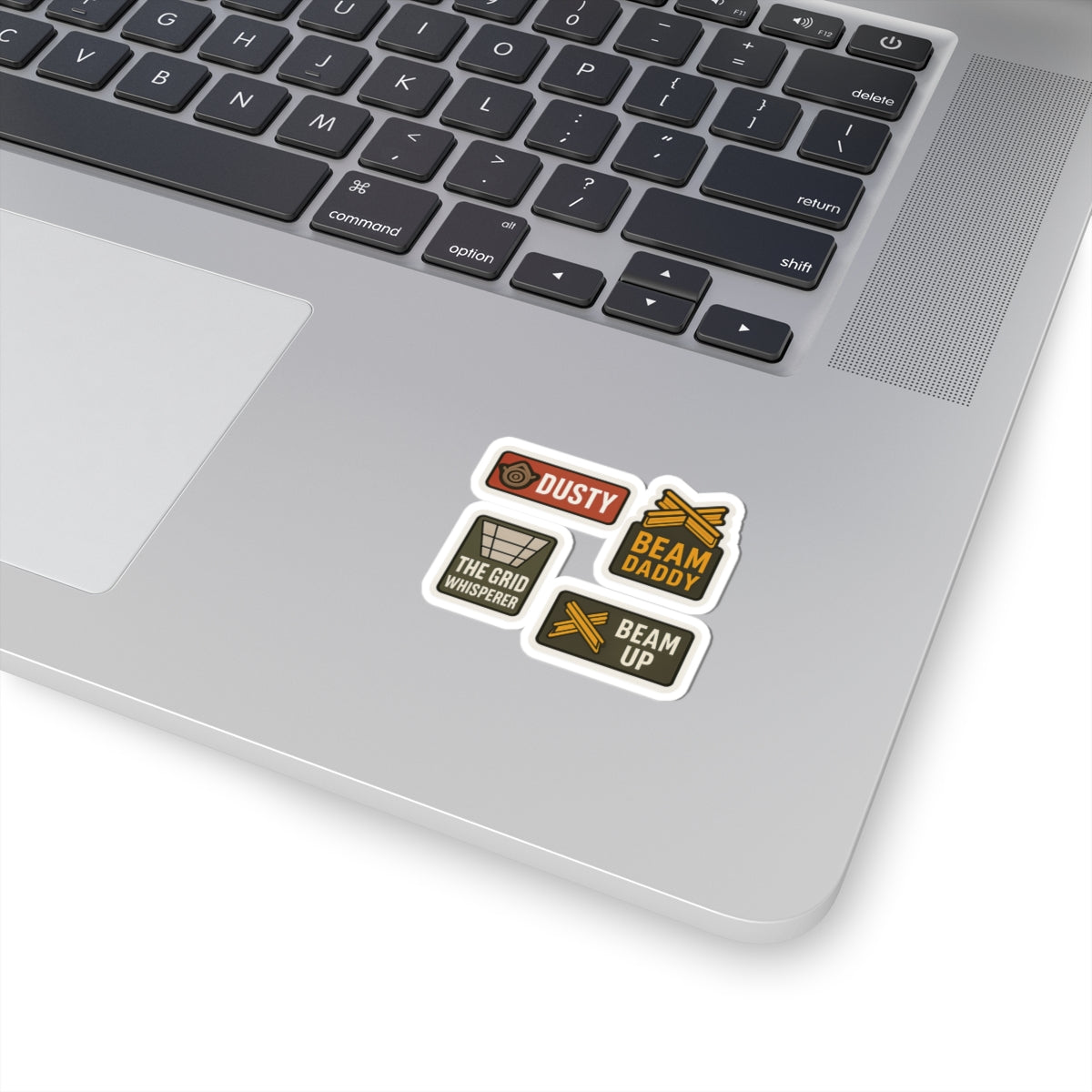4-pack of tbar nickname Kiss-Cut Stickers
