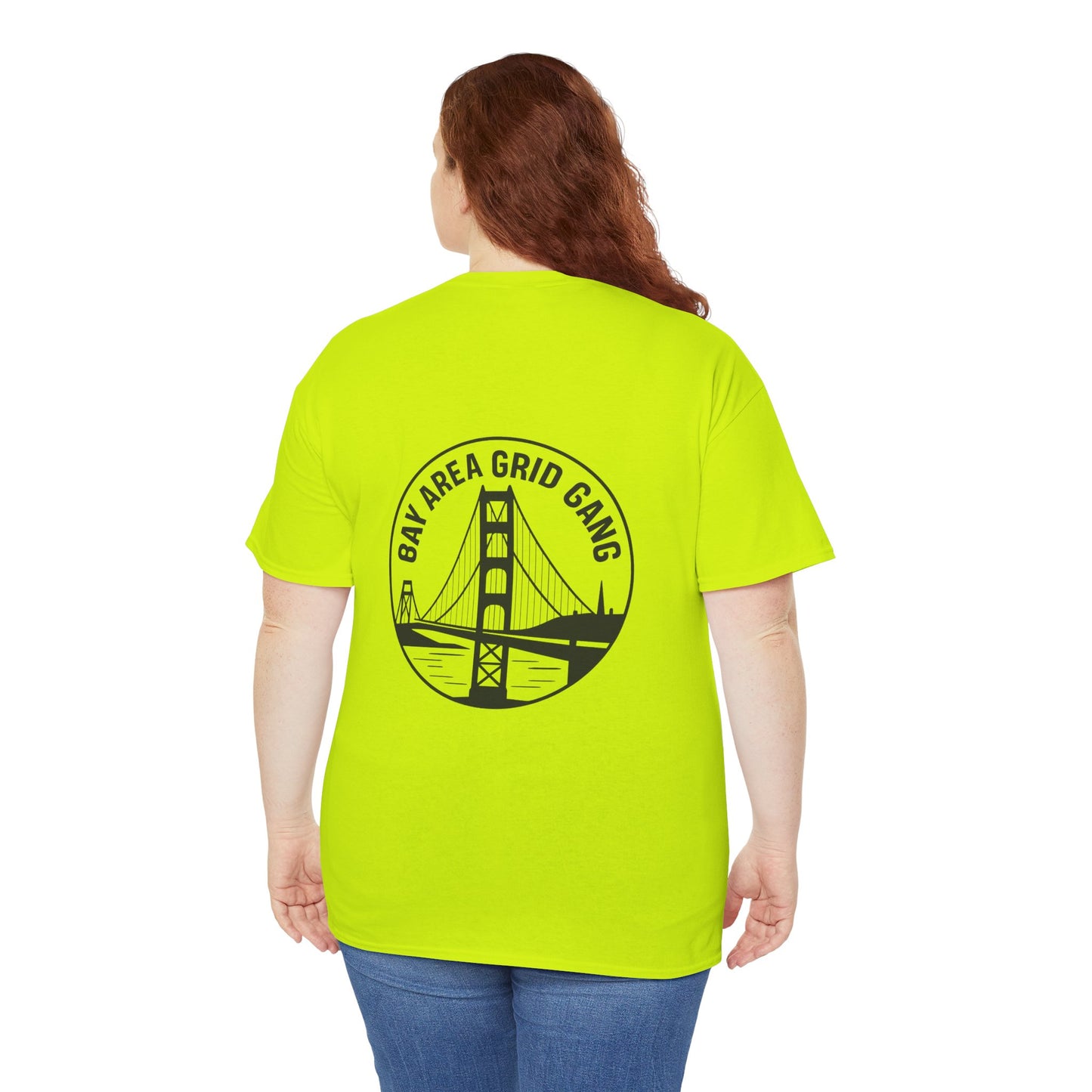 “Bay Area Grid Gang” with Golden Gate Bridge. Safety colors