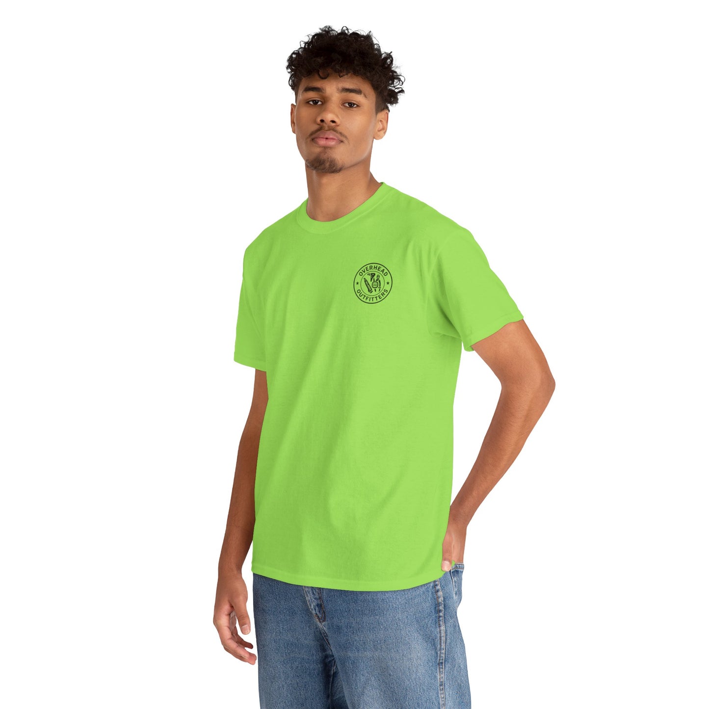 “Measure. Cut. Curse. Repeat.” Safety Colors Tee