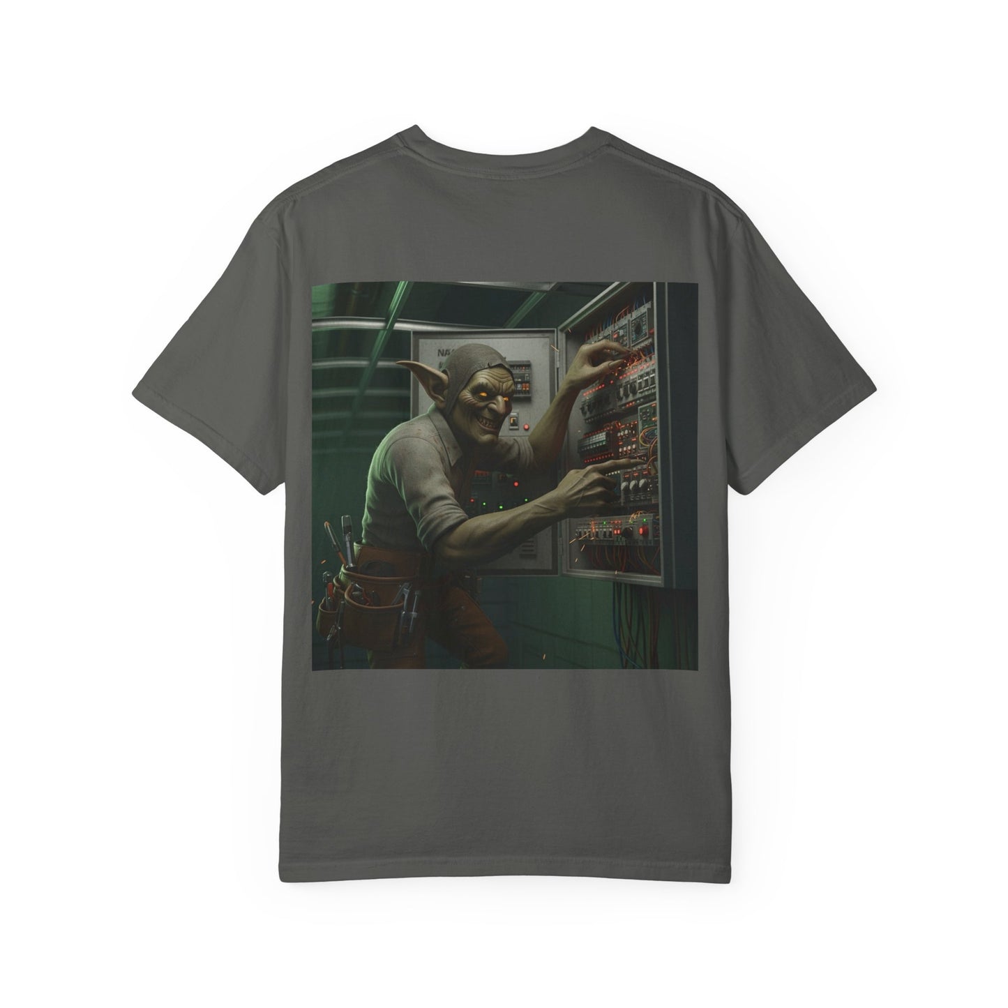 Grid Goblin getting back at Sparkies (shhh... don't tell) - shirt
