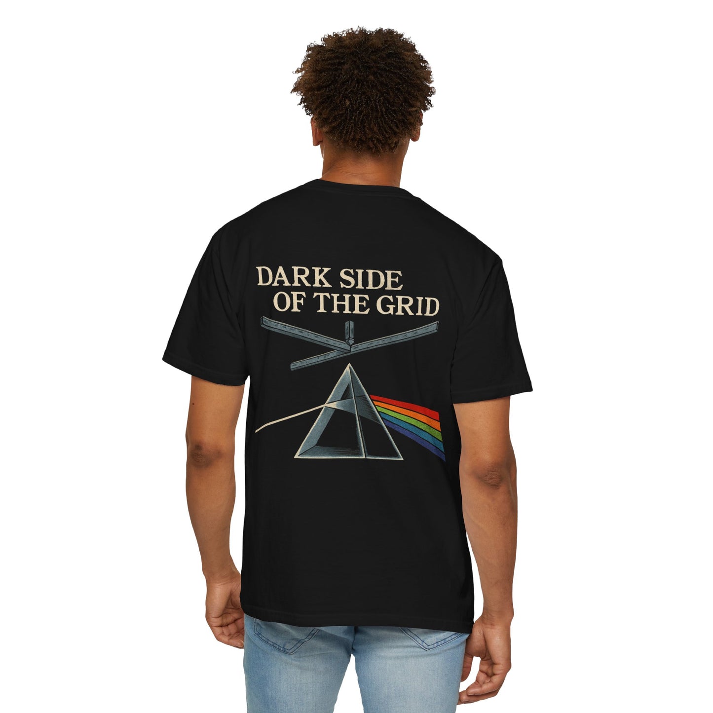 Dark Side of the Grid Ceiling Installer Shirt