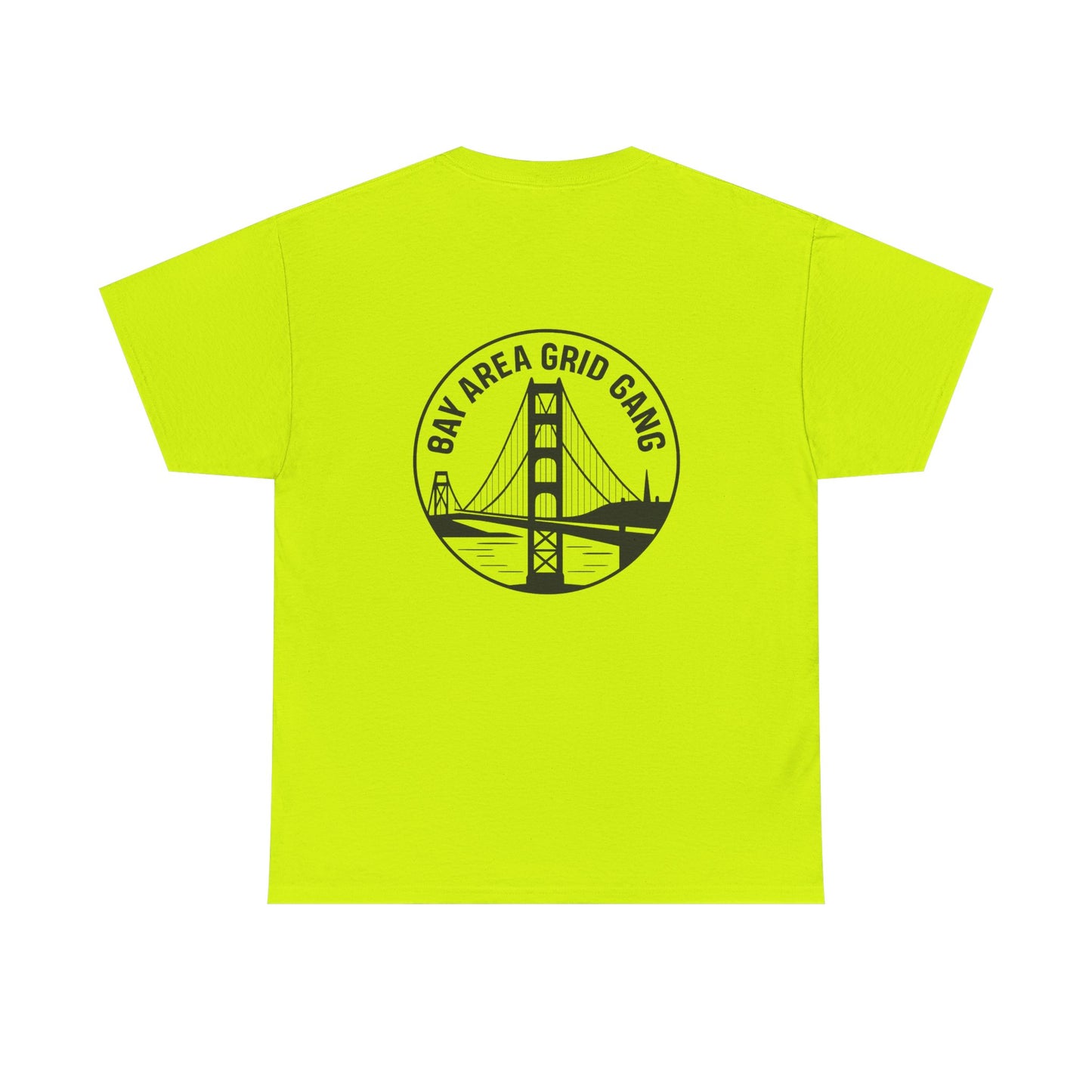 “Bay Area Grid Gang” with Golden Gate Bridge. Safety colors