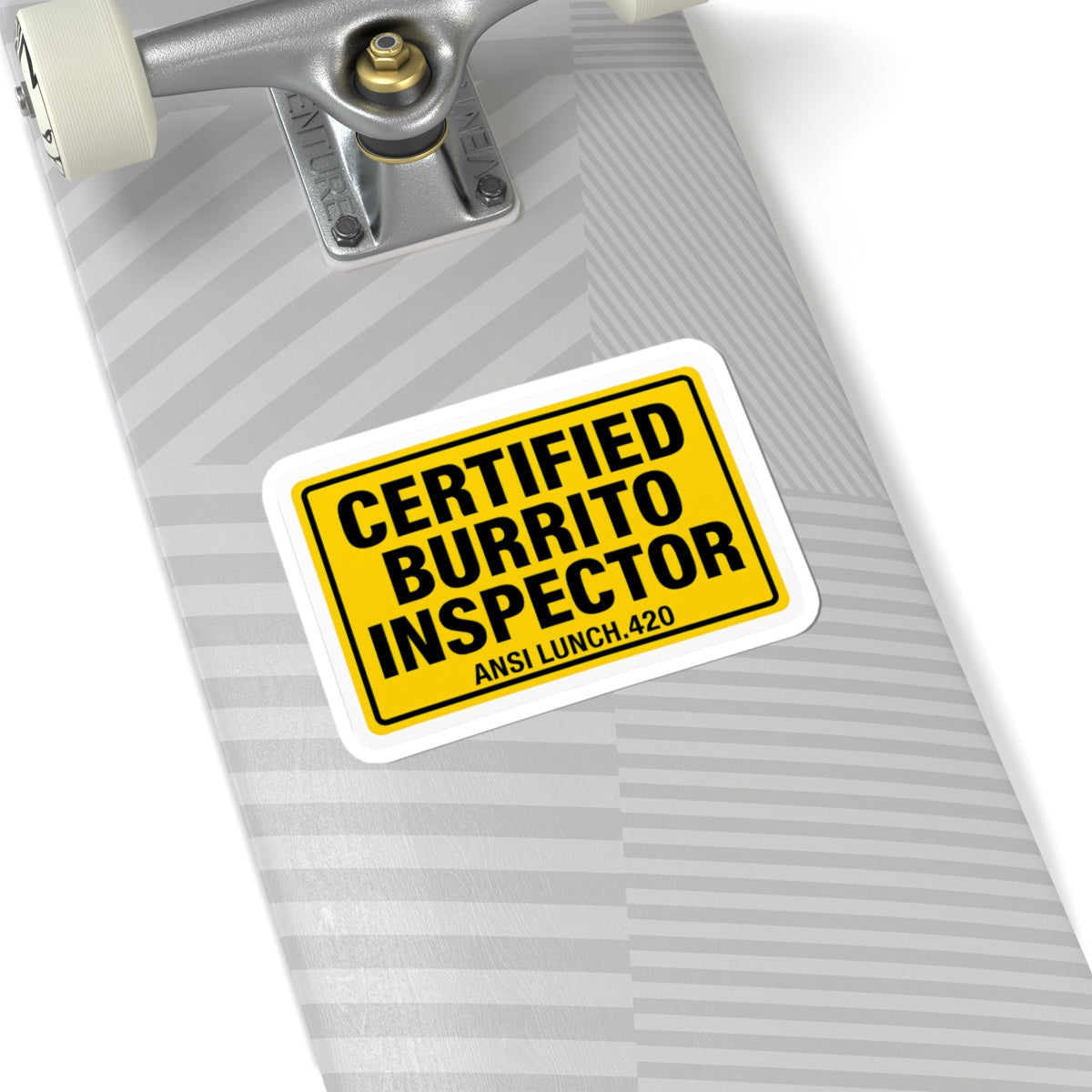 Certified Burrito Inspector Stickers | Fun Vinyl Stickers for Foodies, Taco Lovers, Kitchen Decor, Gift for Chefs, Funny Laptop Stickers