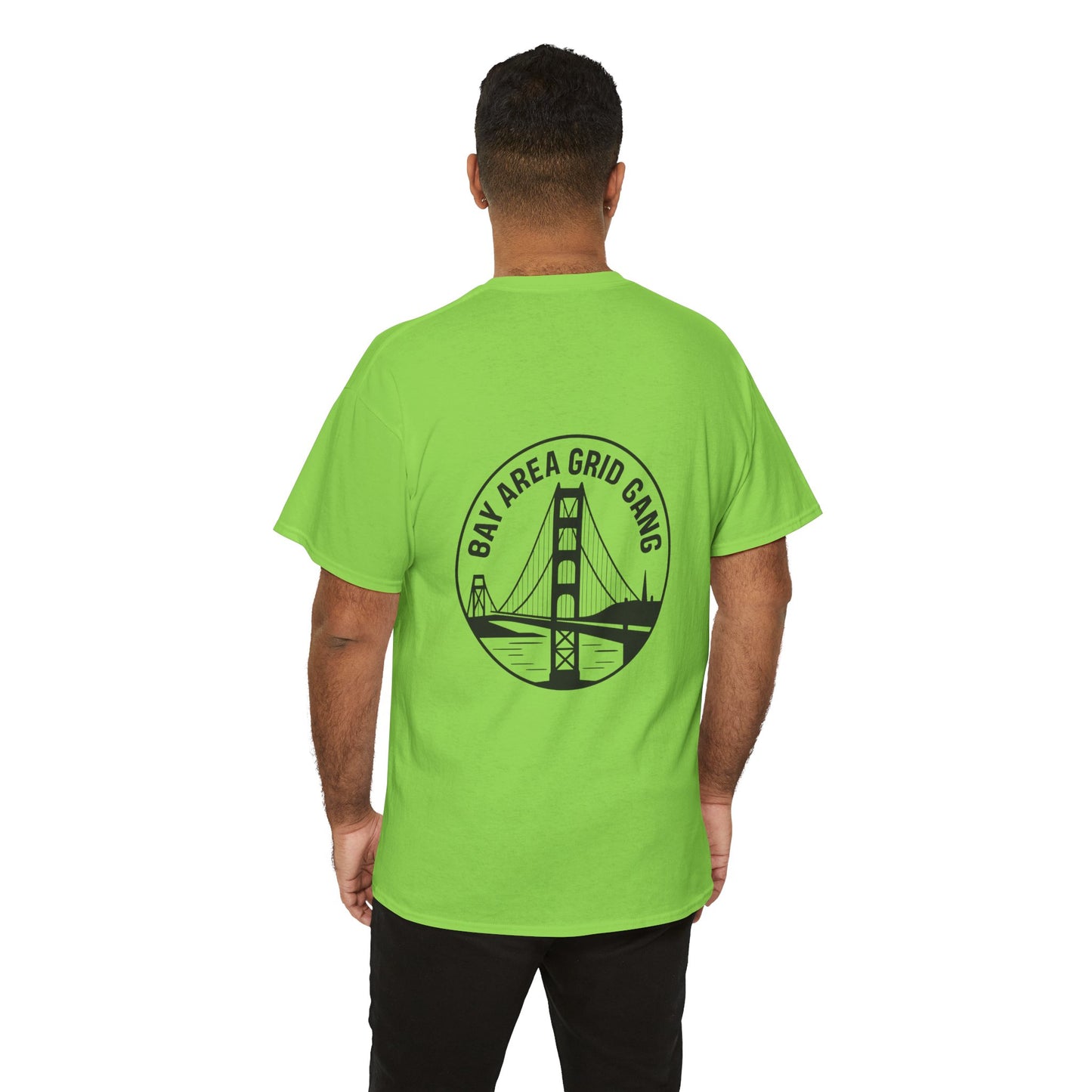 “Bay Area Grid Gang” with Golden Gate Bridge. Safety colors
