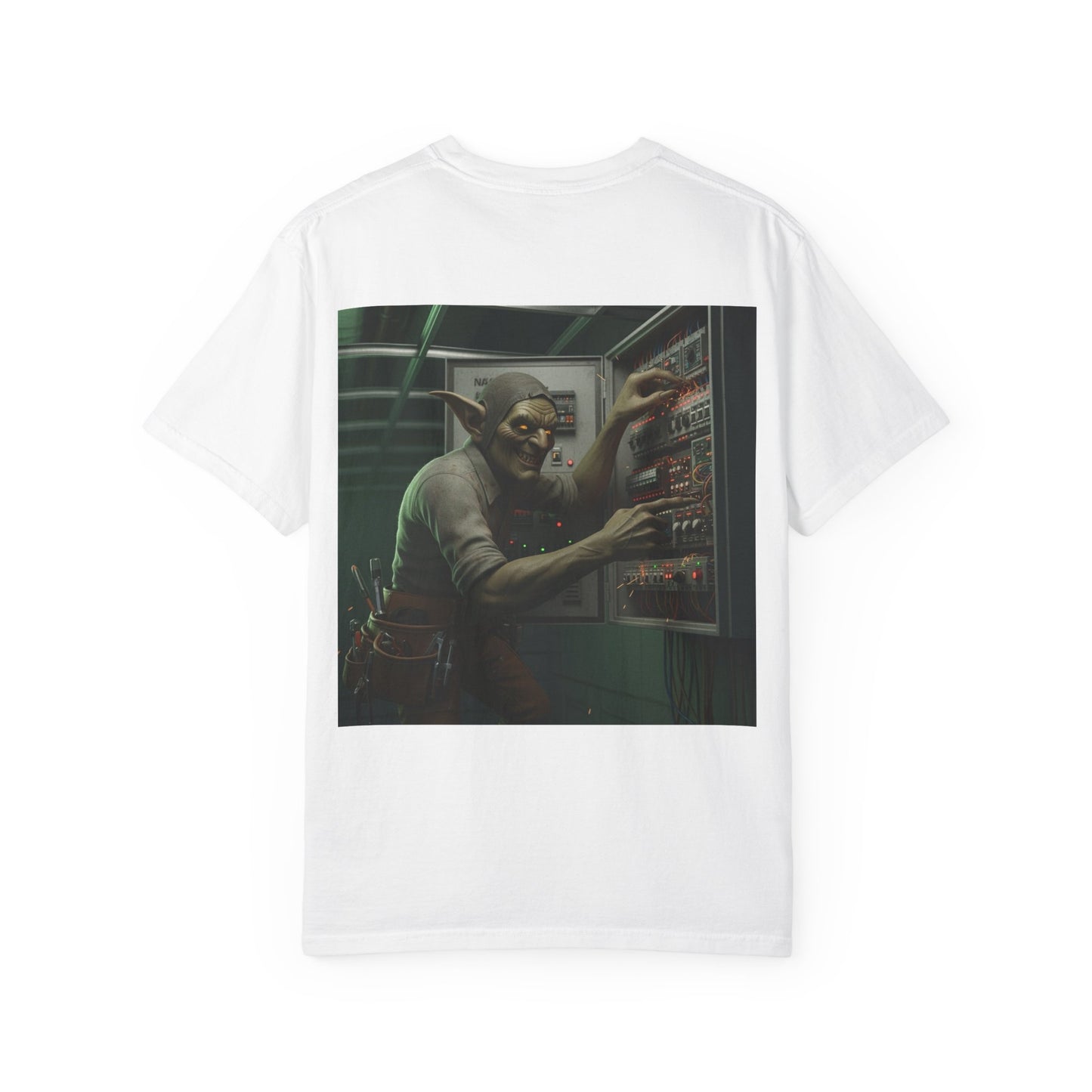 Grid Goblin getting back at Sparkies (shhh... don't tell) - shirt