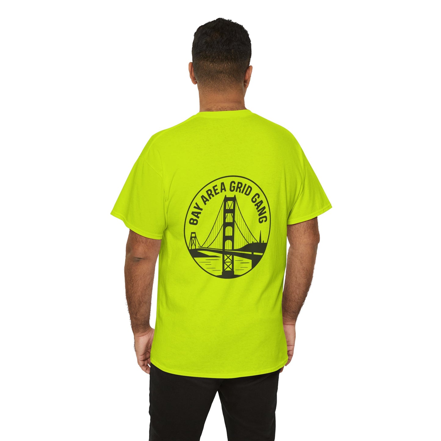 “Bay Area Grid Gang” with Golden Gate Bridge. Safety colors