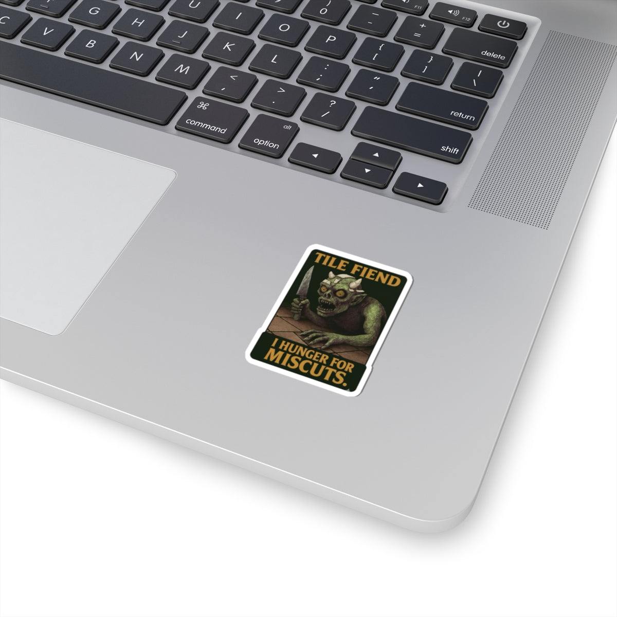 Tile Fiend Goblin “Hunger for Miscuts” sticker