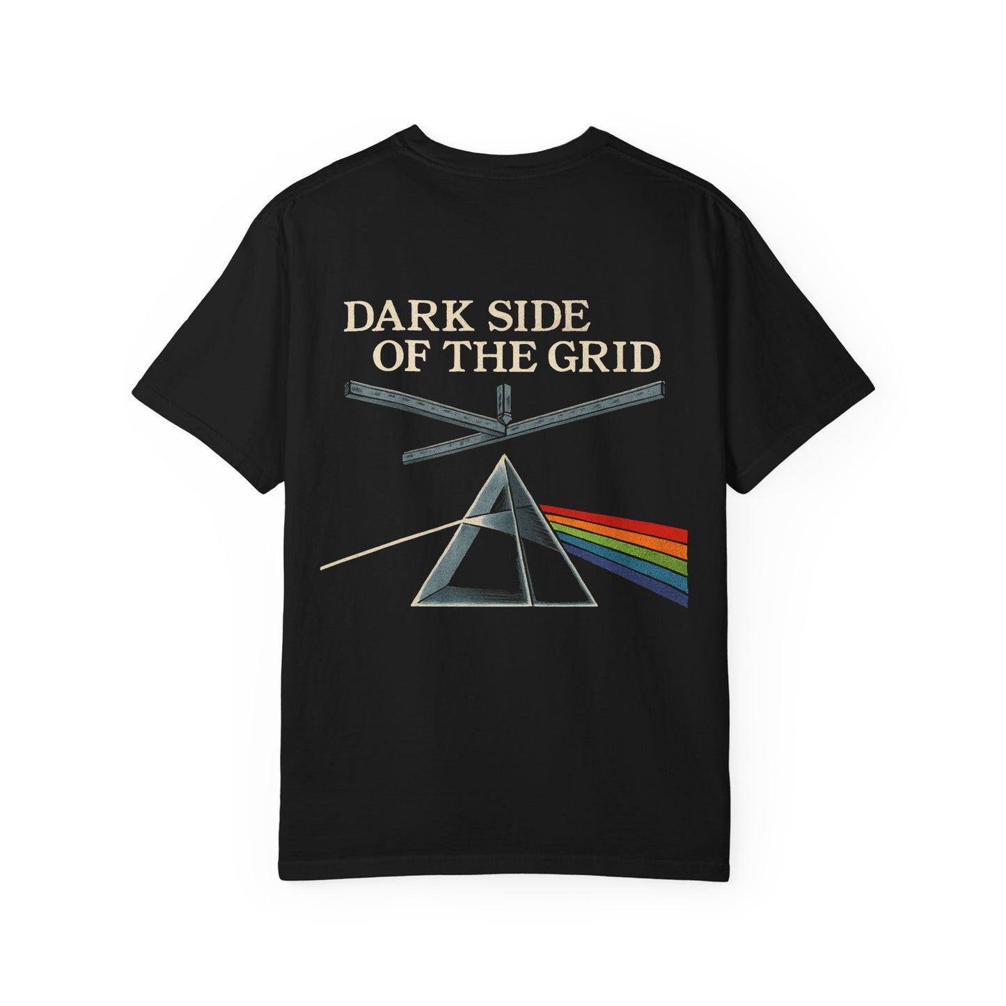 Dark Side of the Grid Ceiling Installer Shirt