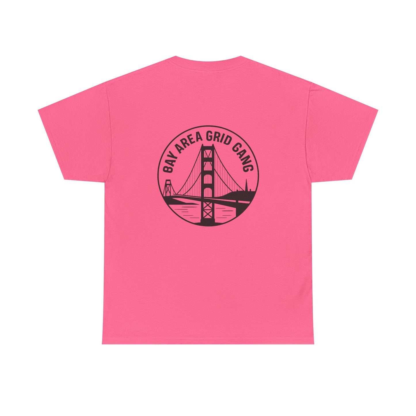 “Bay Area Grid Gang” with Golden Gate Bridge. Safety colors
