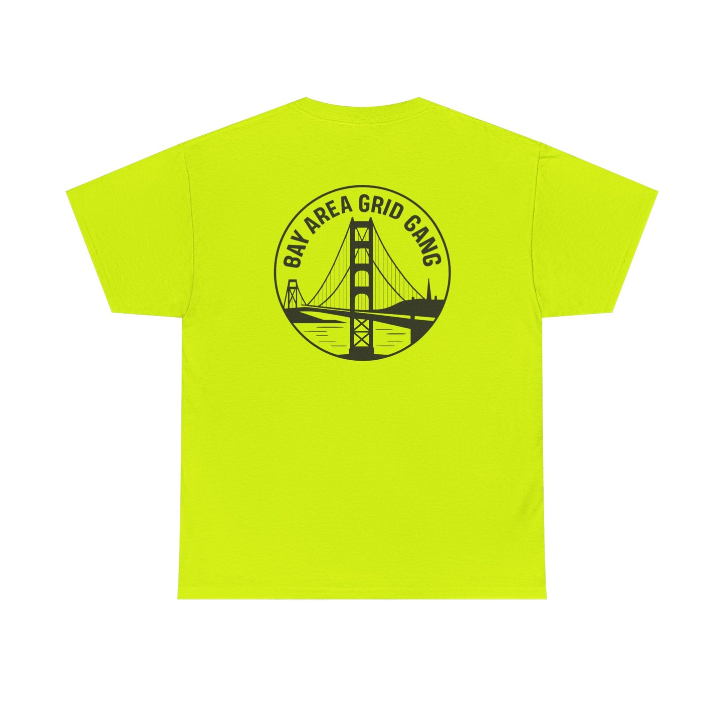 “Bay Area Grid Gang” with Golden Gate Bridge. Safety colors
