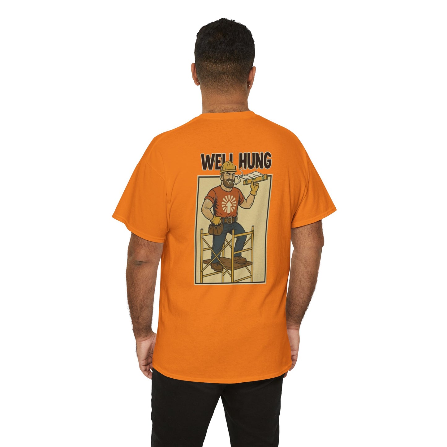 “Well Hung” Comic Jobsite Humor Tee