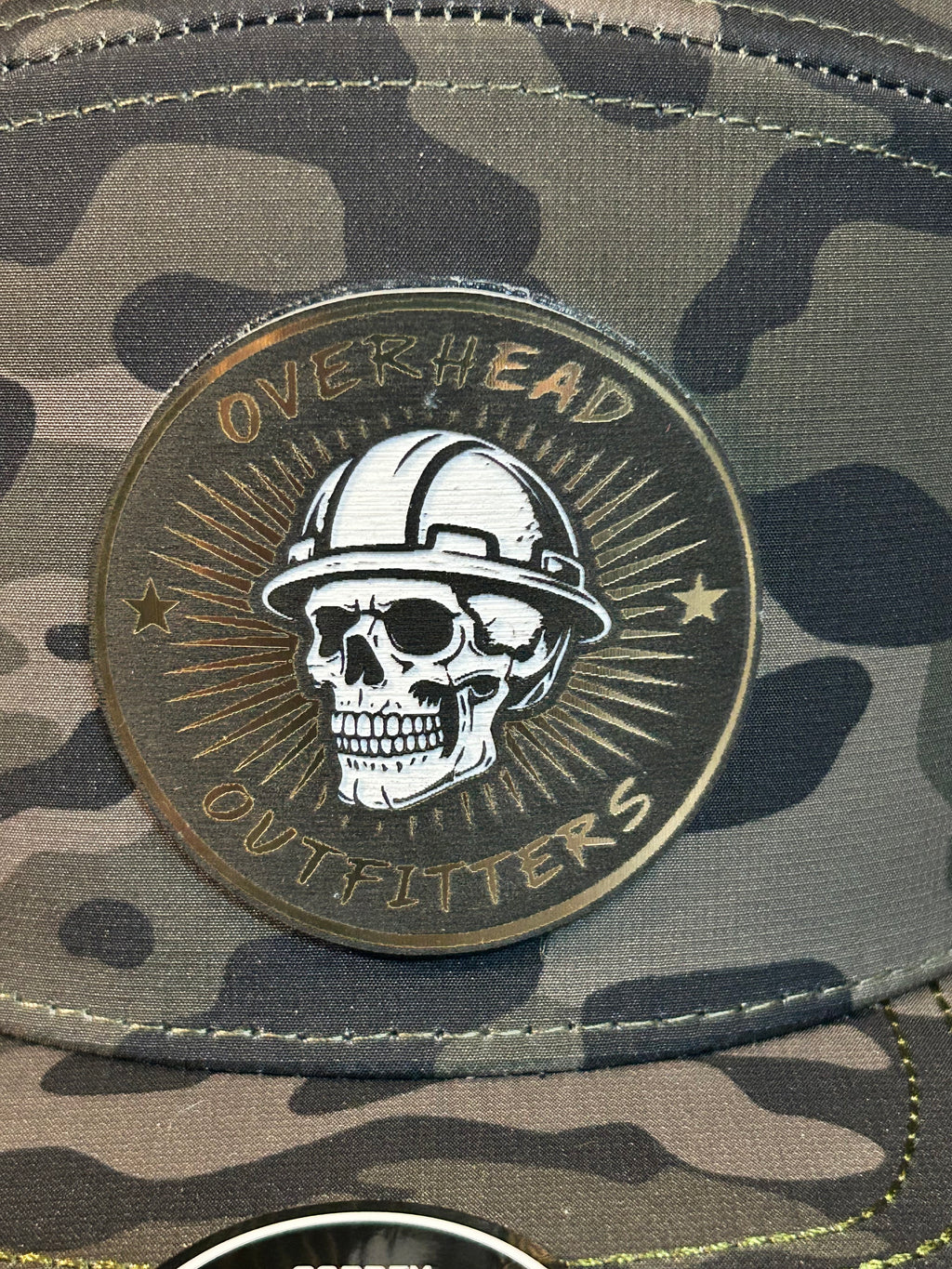 Overhead Outfitters brand logo Trucker Hat – Acrylic Patch