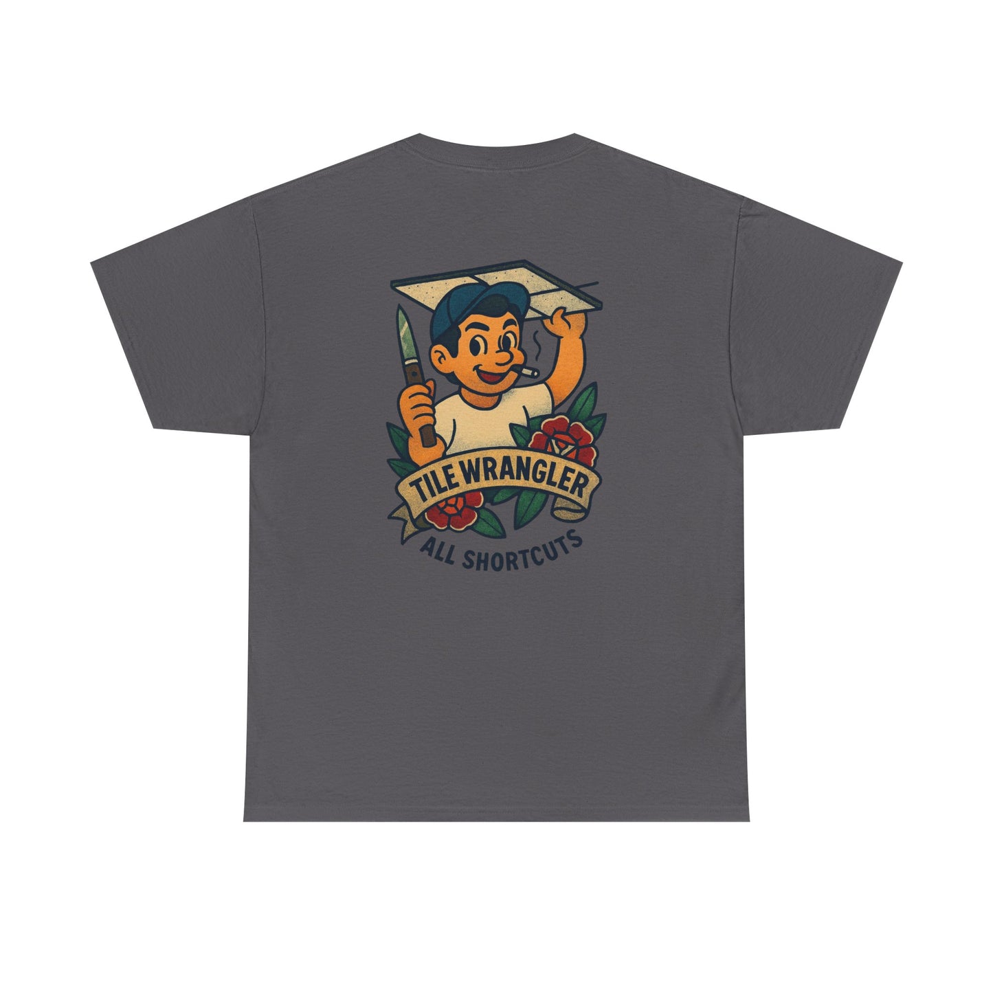 “Tile Wrangler. All shortcuts” shirt