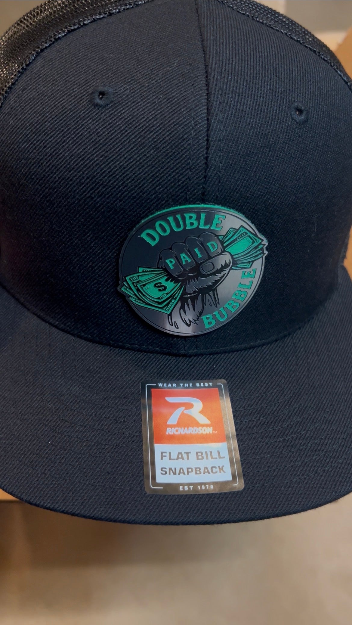 Double Bubble Trucker Hat – Acrylic Patch
