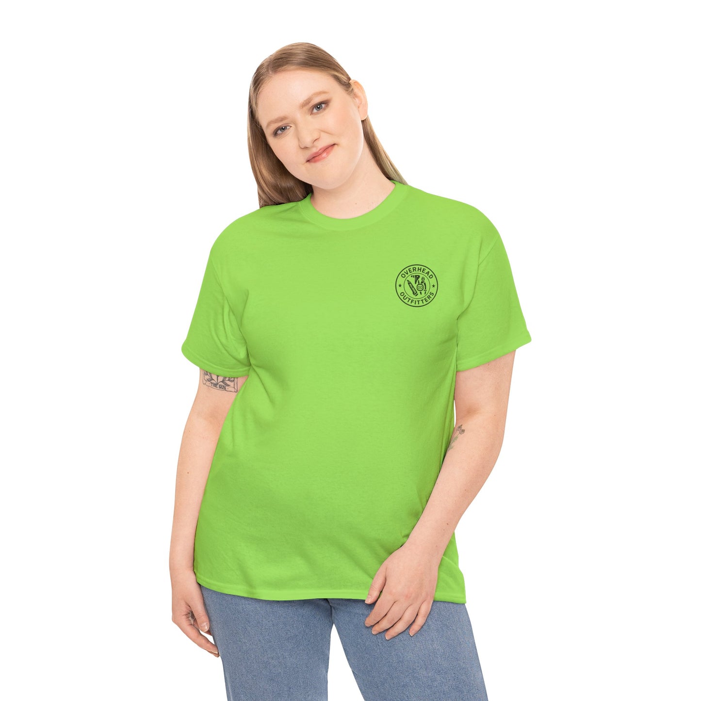 “Measure. Cut. Curse. Repeat.” Safety Colors Tee