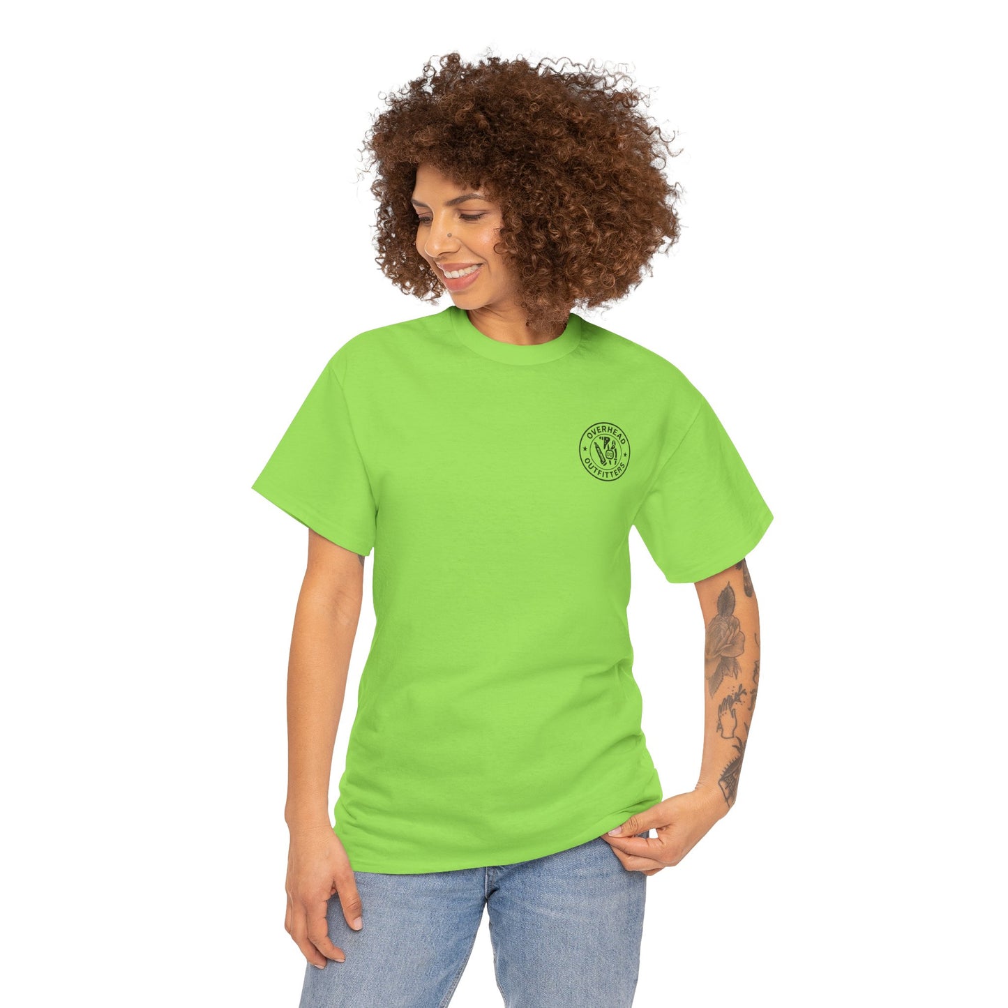 “Measure. Cut. Curse. Repeat.” Safety Colors Tee