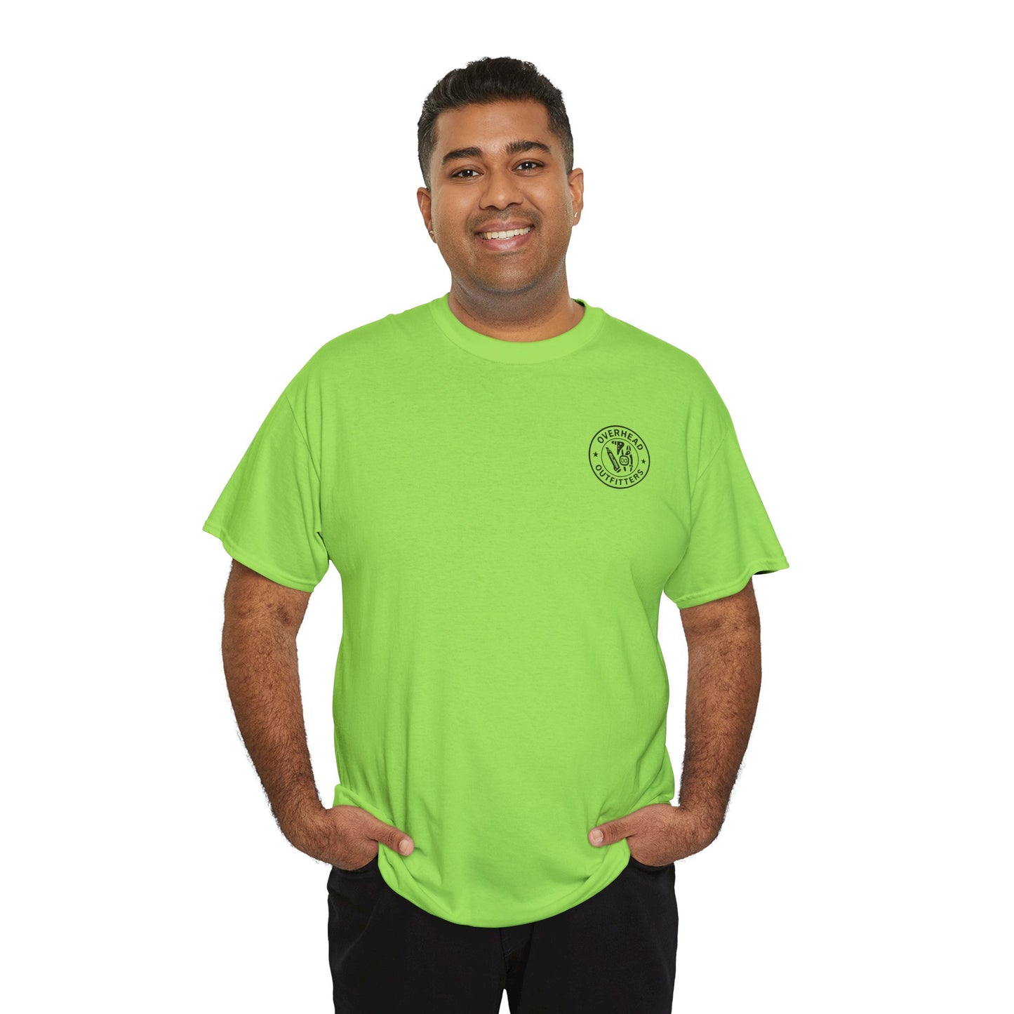 “Measure. Cut. Curse. Repeat.” Safety Colors Tee