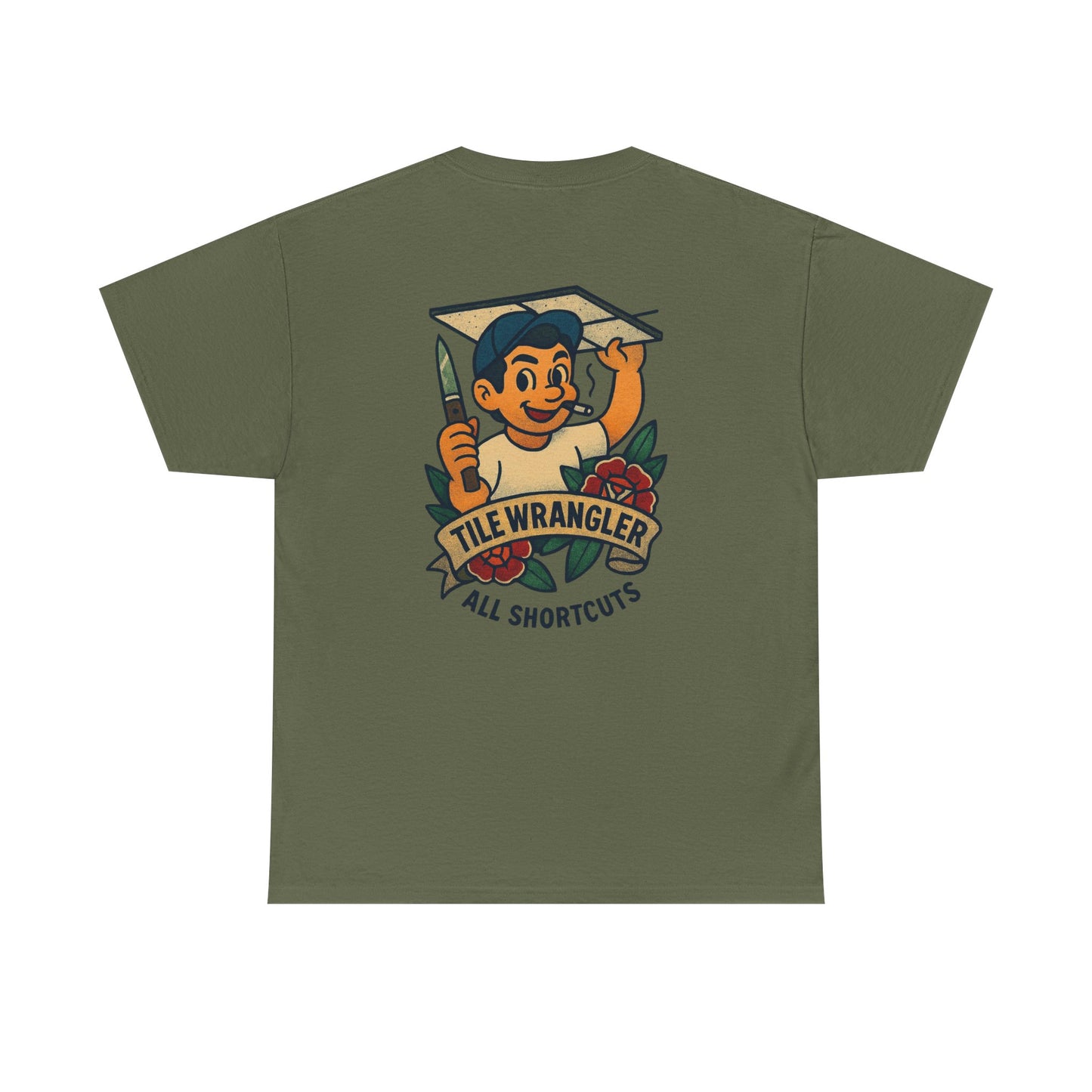 “Tile Wrangler. All shortcuts” shirt