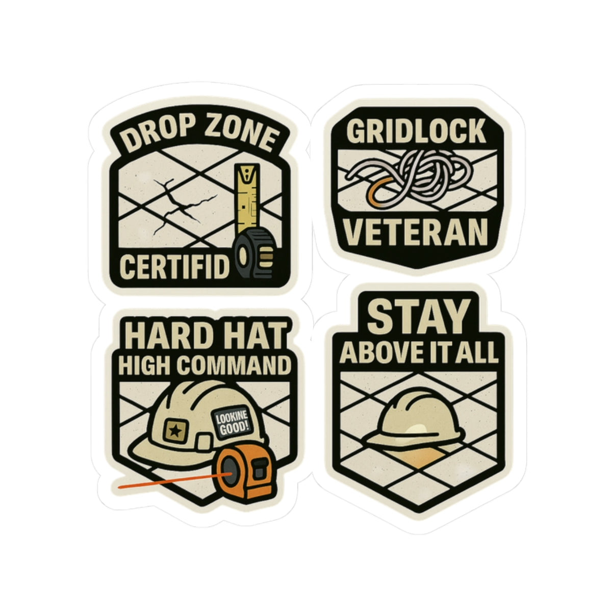 Military unit patch Inspired sticker sheet value pack 2. Kiss-Cut Sticker