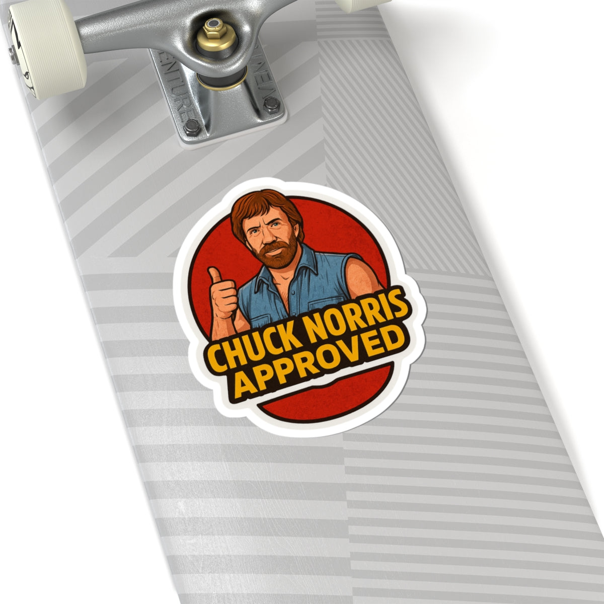 Chuck Norris Approved Sticker