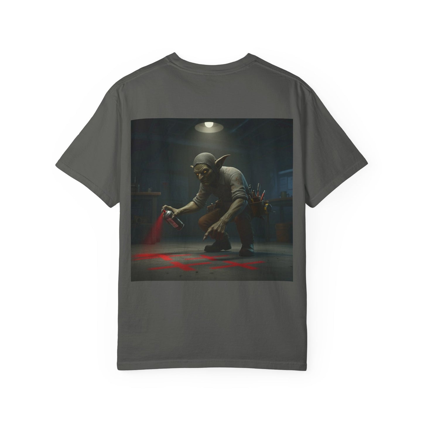 Grid Goblin doing layout for a ceiling - shirt