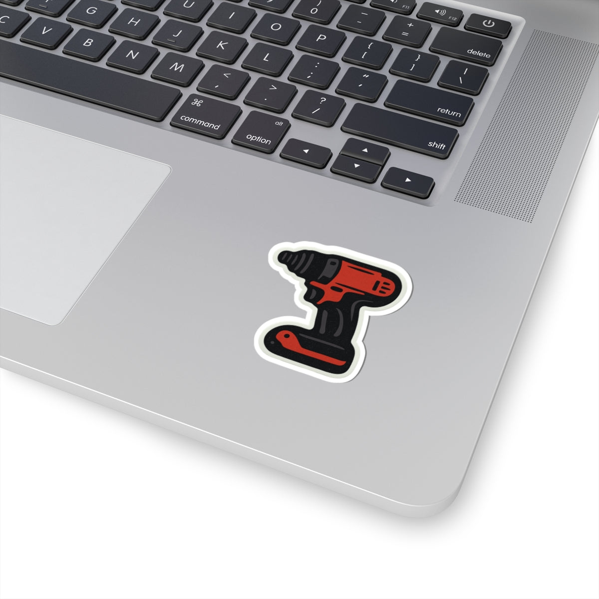 Red and Black Impact Driver kiss-cut sticker
