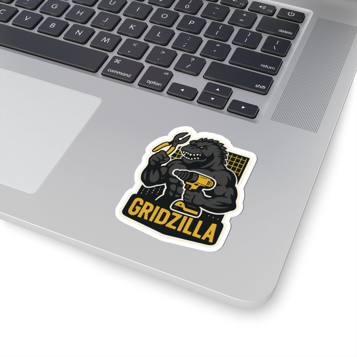 “Gridzilla” Kiss-Cut Sticker
