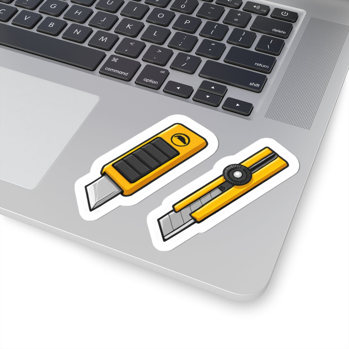 Snap blade knife kiss-cut sticker
