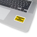 Certified Tile Whisperer - sticker - Safety Warning Design