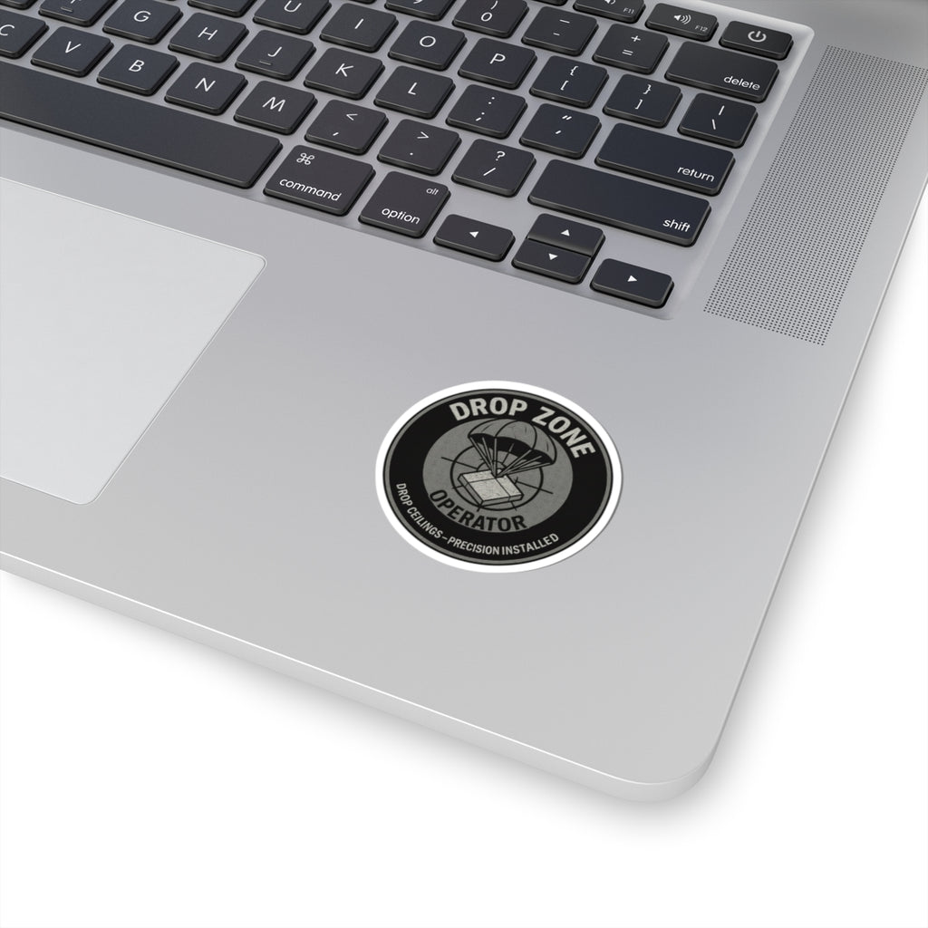 “Drop Zone Operator” version 1, kiss-cut sticker