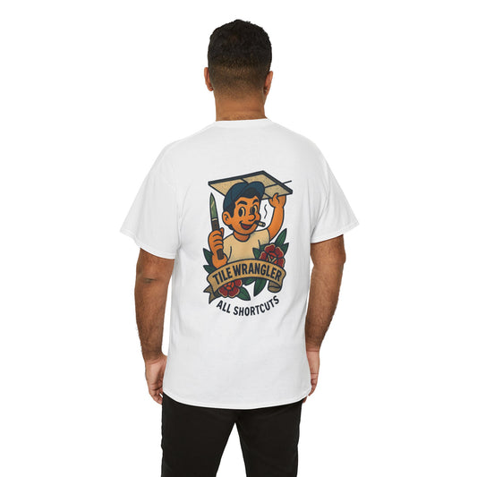 “Tile Wrangler. All shortcuts” shirt