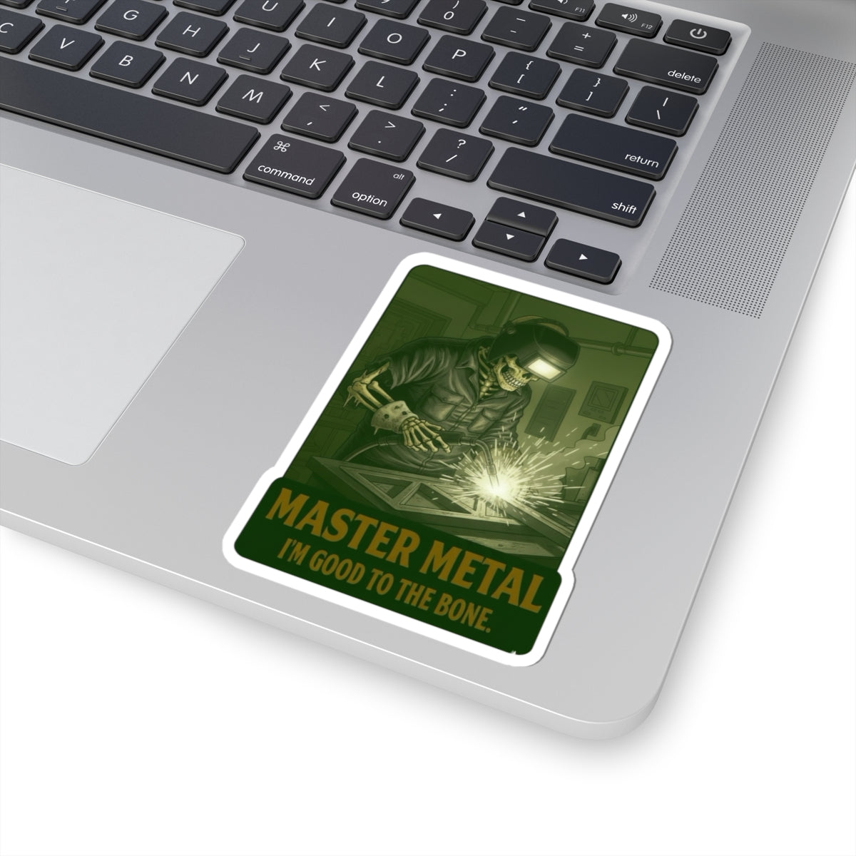 Skeleton Welder (skeleton very visible) Sticker