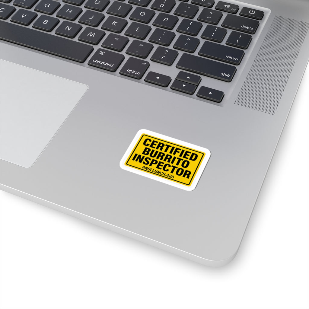 Certified Burrito Inspector Sticker