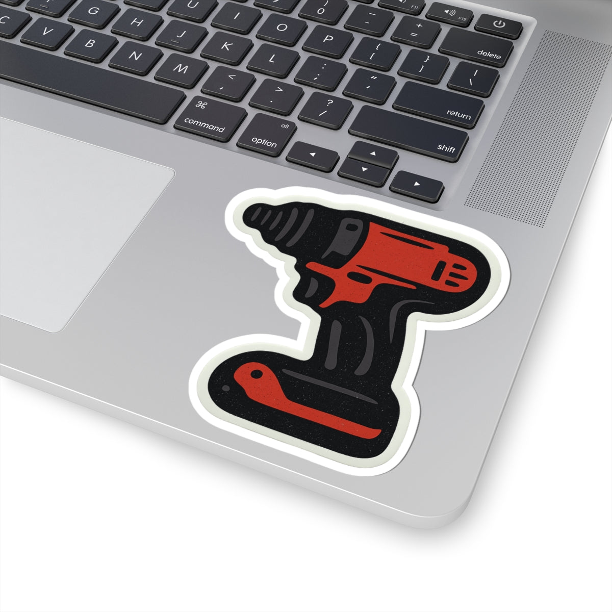 Red and Black Impact Driver kiss-cut sticker