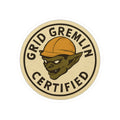 “Grid Gremlin Certified” Kiss-Cut Sticker
