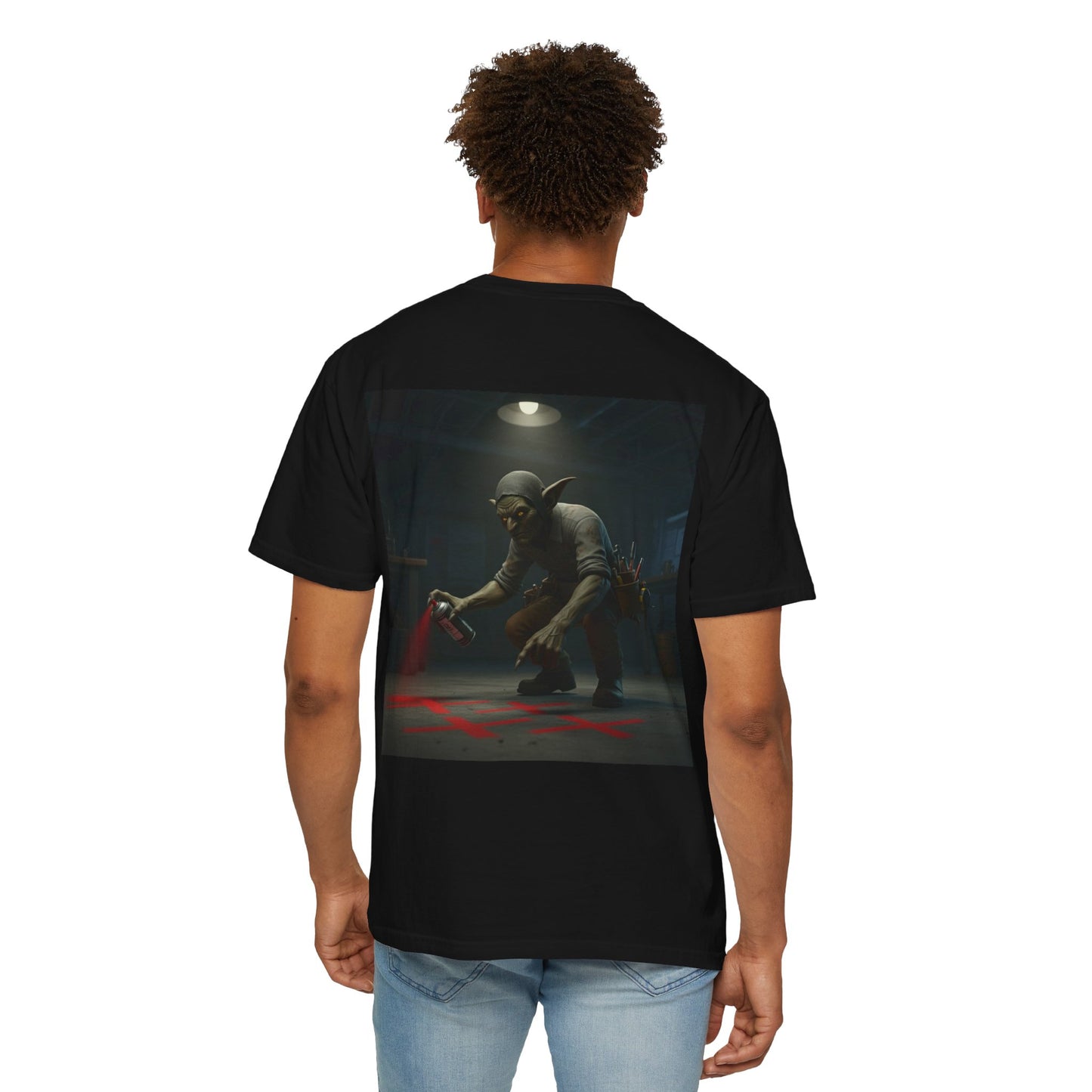 Grid Goblin doing layout for a ceiling - shirt