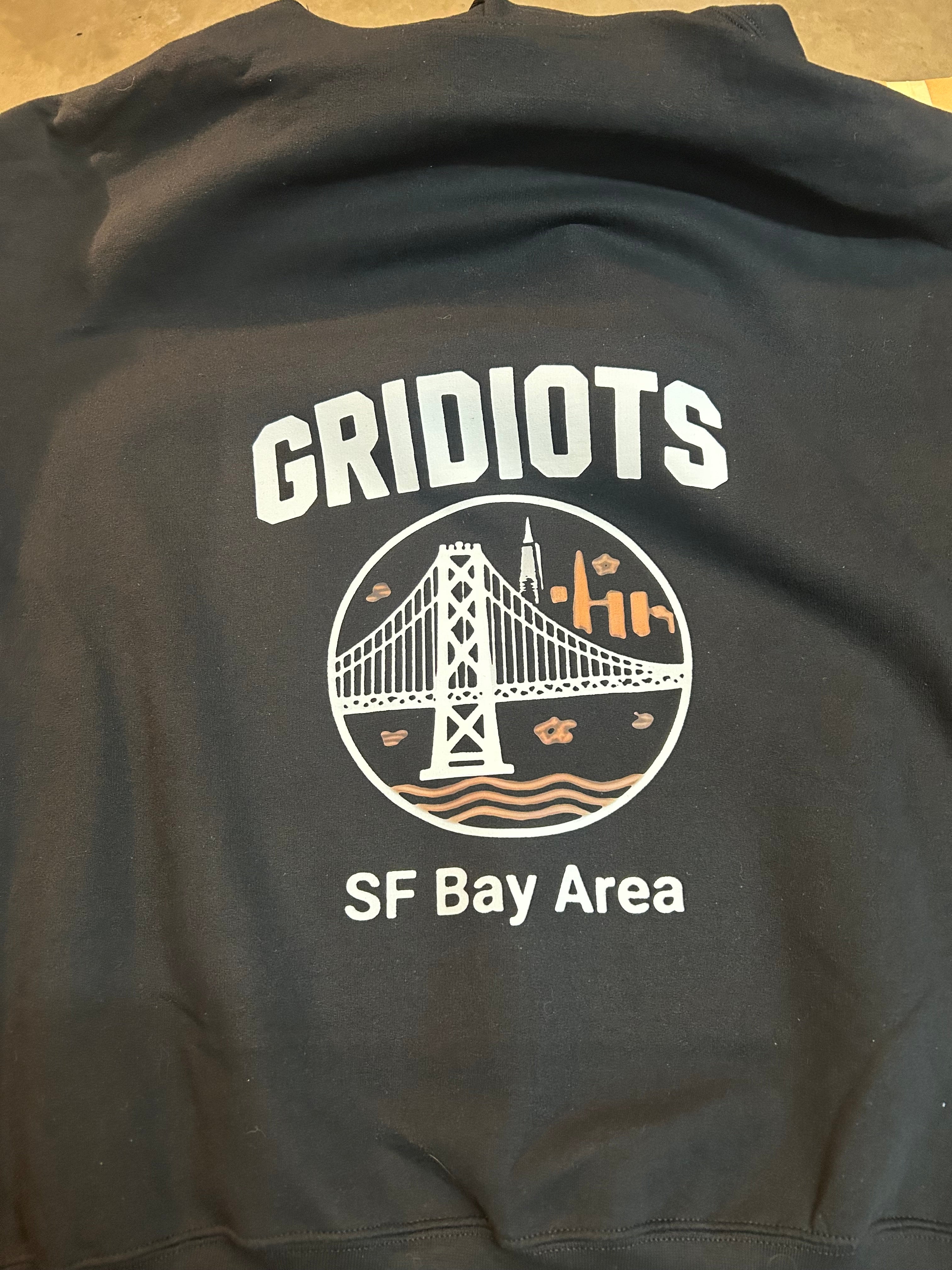 GRIDIOTS Hoodie — Marked Down / Ready-to-Ship (2XL)