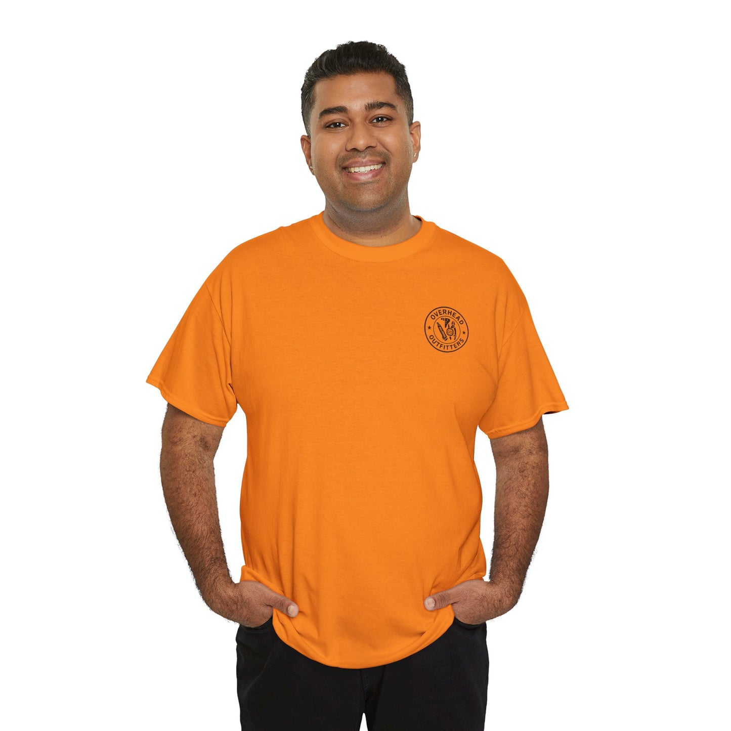“Measure. Cut. Curse. Repeat.” Safety Colors Tee