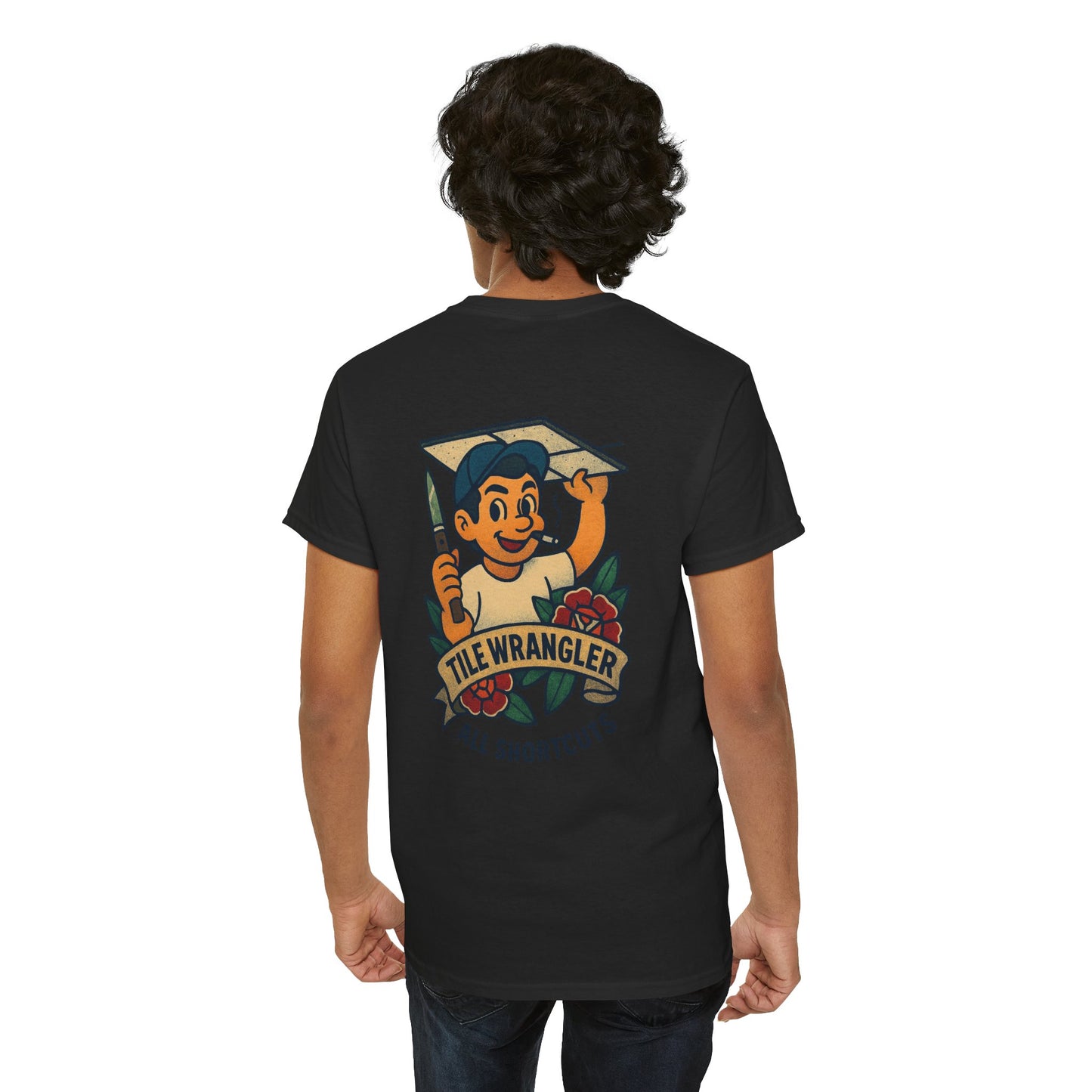 “Tile Wrangler. All shortcuts” shirt