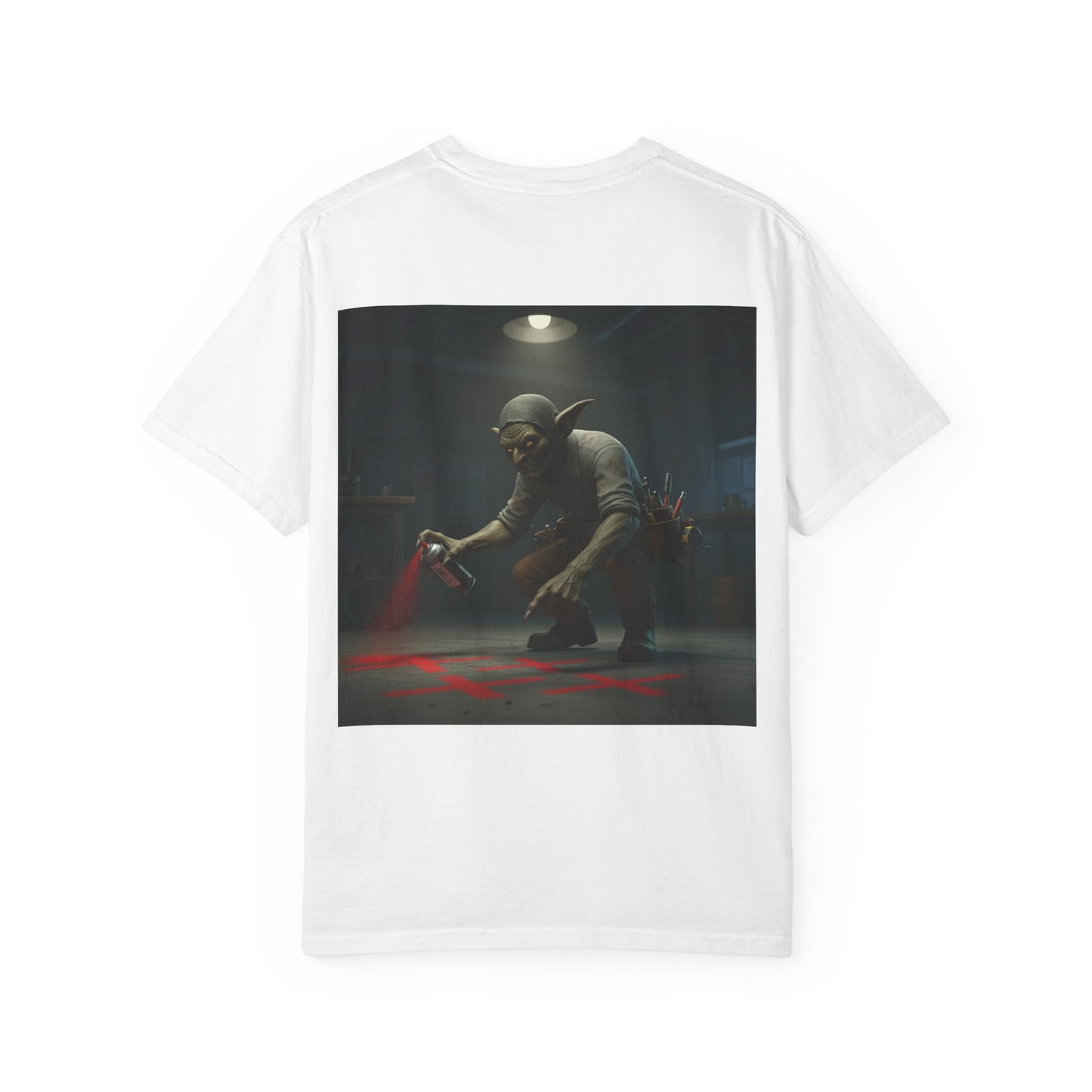 Grid Goblin doing layout for a ceiling - shirt