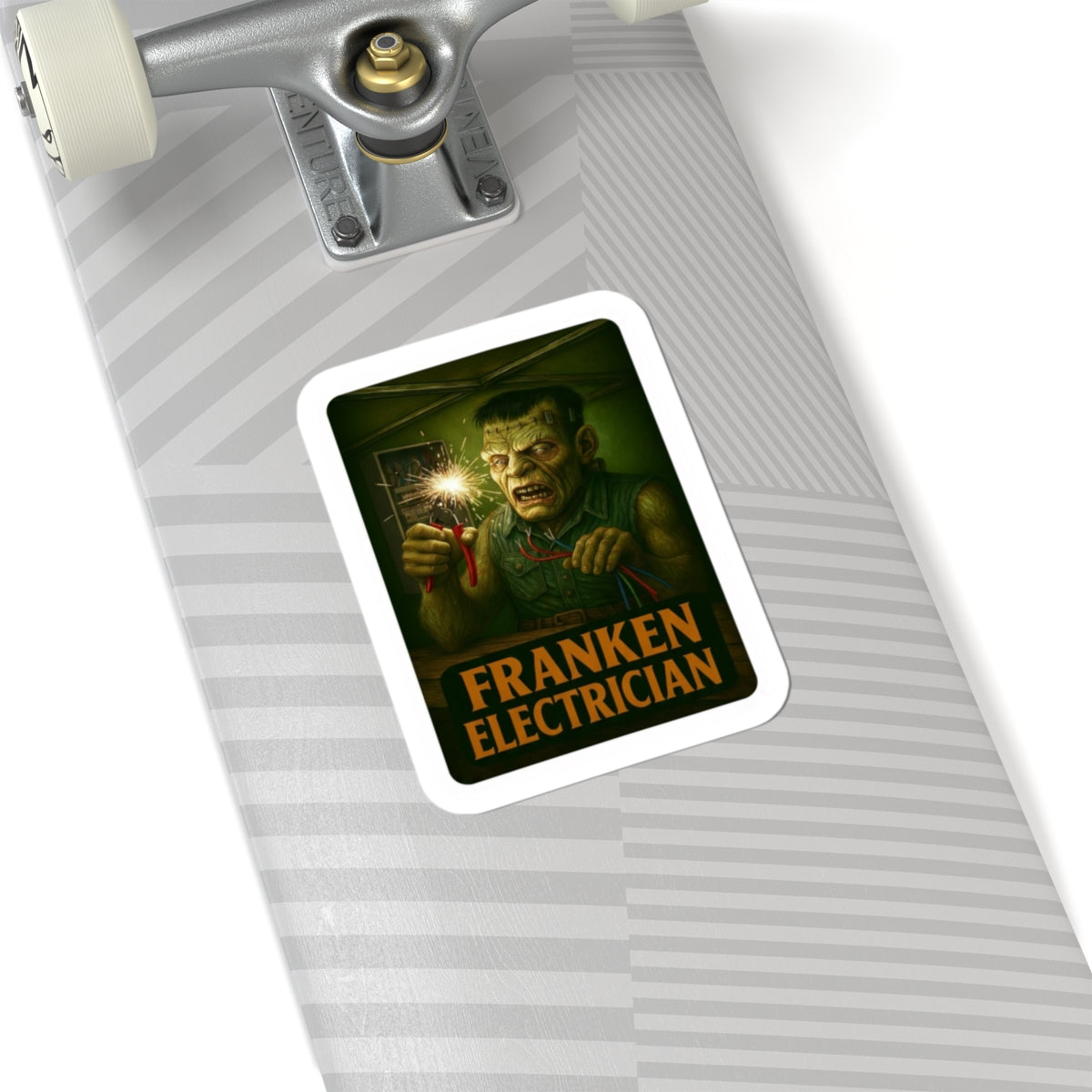 Frankenstein Electrician sticker