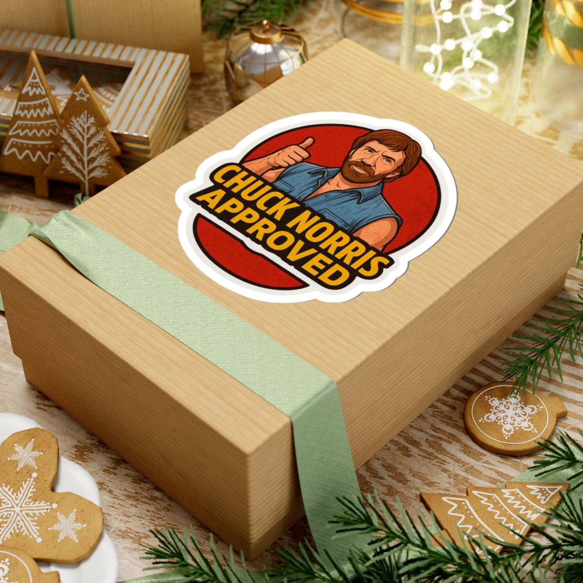 Chuck Norris Approved Sticker