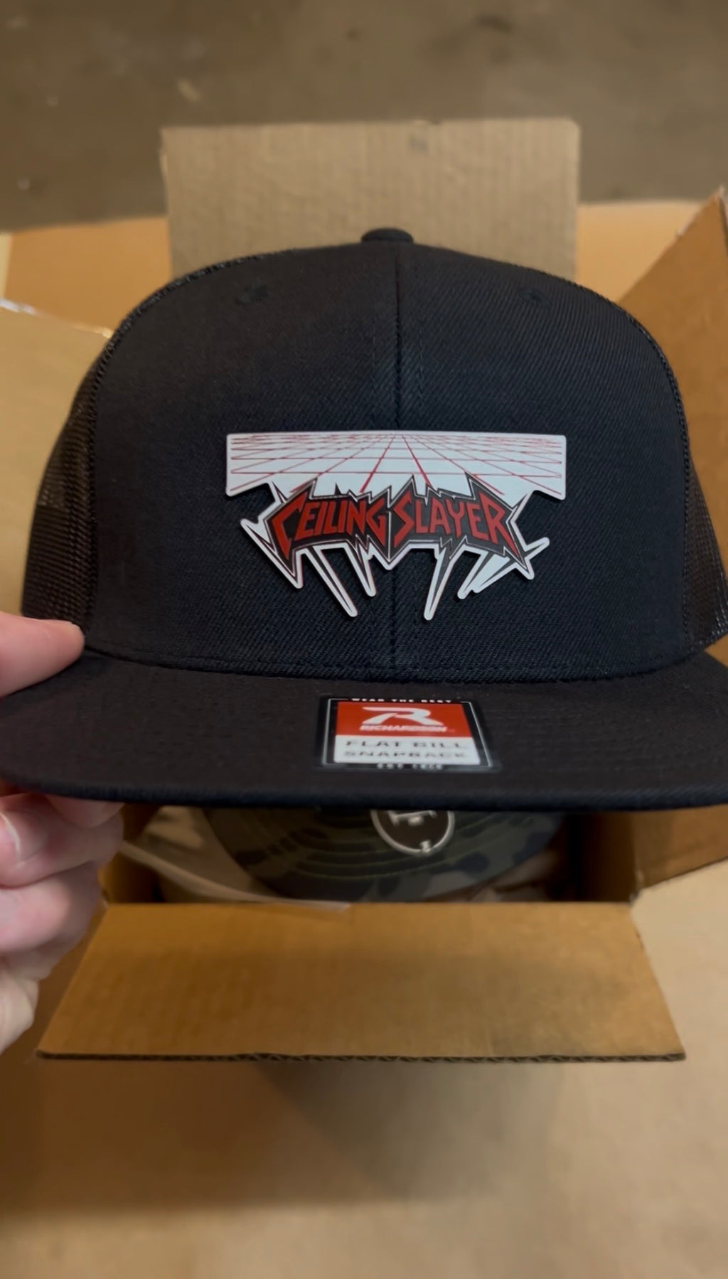 Ceiling Slayer Trucker Hat – Acrylic Patch