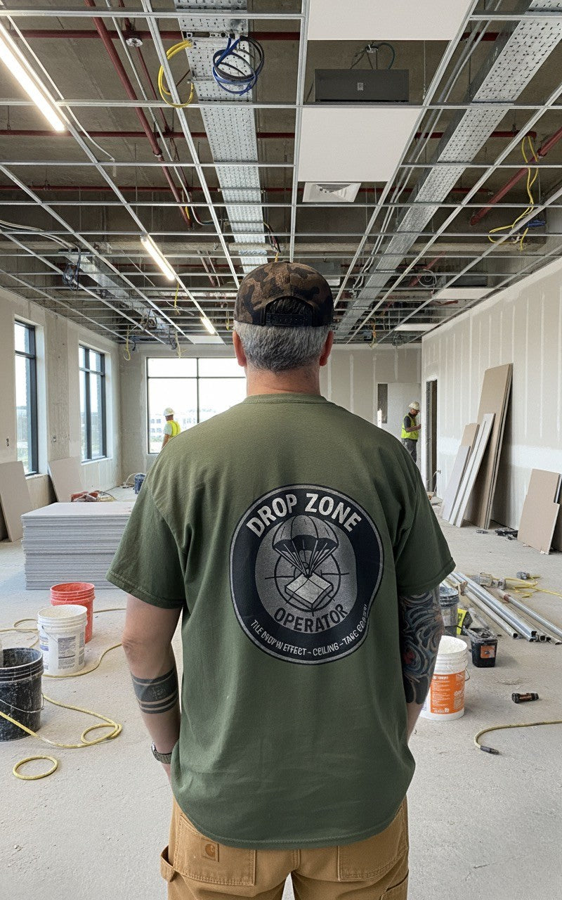 “Drop Zone Operator” military inspired shirt