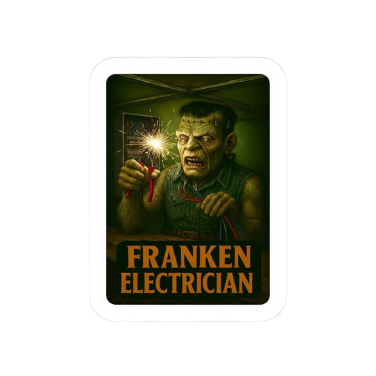 Frankenstein Electrician sticker